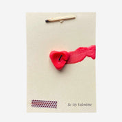 Felicitare cu lumânare - Be my Valentine